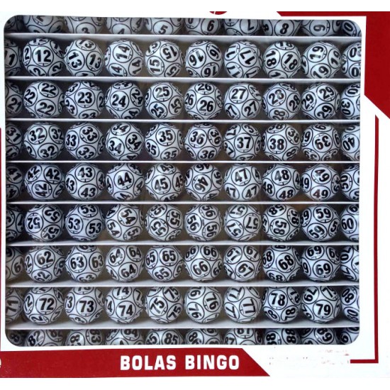 Bingo Balls Black&White